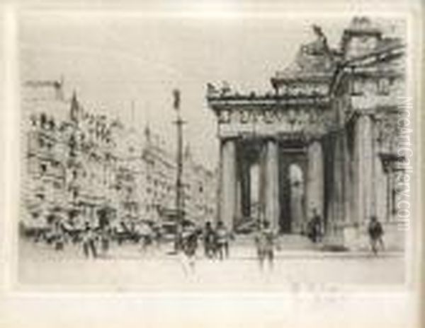Princes Street And The Rsa - view 1