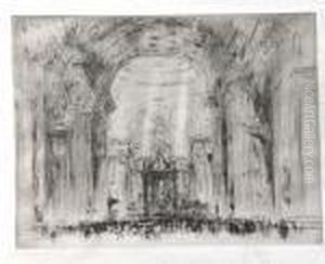 Interior Of St Peter's, Rome by William Walcot