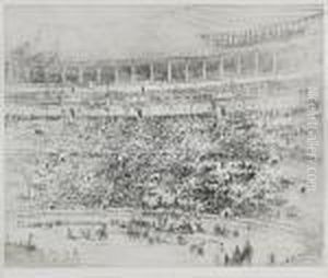 Interior Of The Colosseum by William Walcot