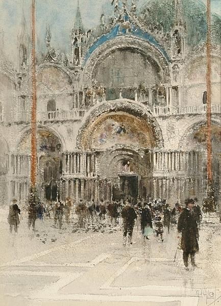 View Across St Mark's Square, Venice - view 1