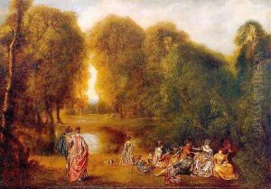 Gathering in a Park 1718