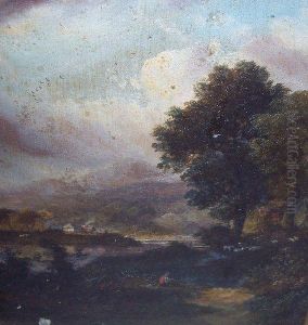 River Landscape With Figure River Landscape With Figure