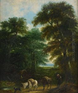 Landskap Med Vandrande Sallskap by Richard Westall
