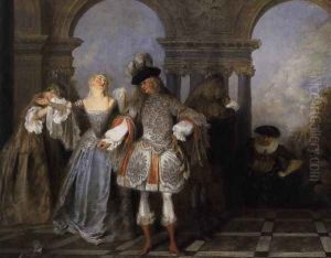 Actors from the Comédie Francaise c. 1720