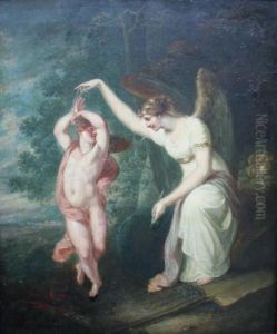 Westall, Ra Cupid And Psyche by Richard Westall