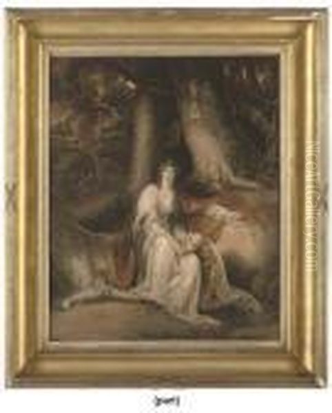 Milton Composing Paradise Lost; Margaret Of Anjou And Her Son Edward Prince Of Wales - view 1