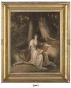 Milton Composing Paradise Lost; Margaret Of Anjou And Her Son Edward Prince Of Wales