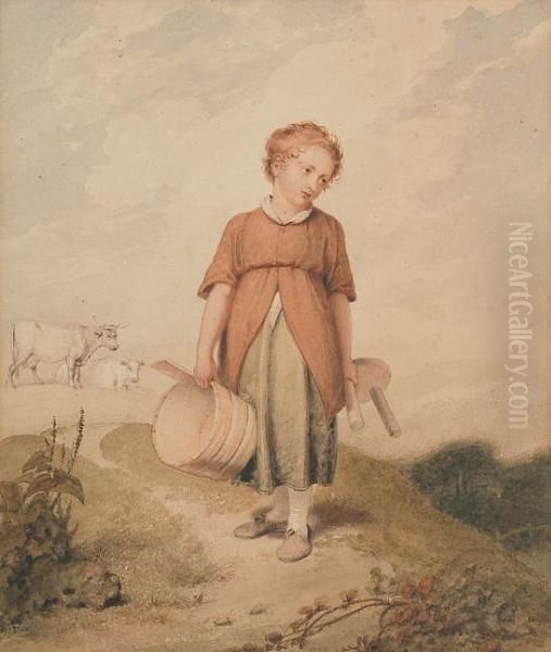 A Milkmaid. - view 1