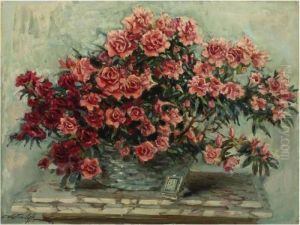 Still Life With Pink Roses Still Life With Pink Roses