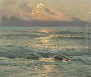 Sunlight Breaking The Waves by Constantin Alexandr. Westchiloff
