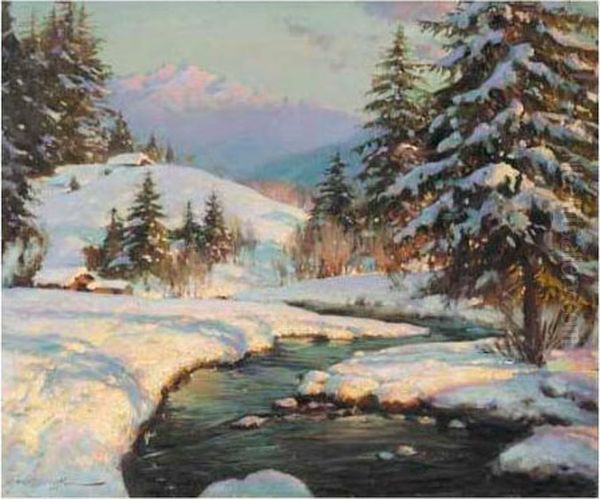 Winter Sun In The Mountains - view 1