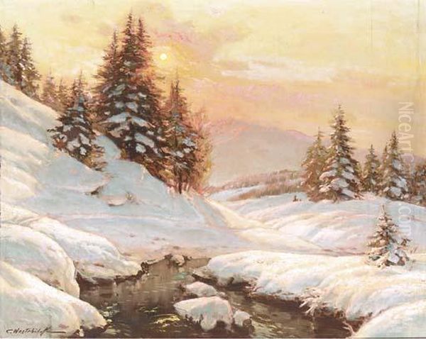 Winter Sunset - view 1