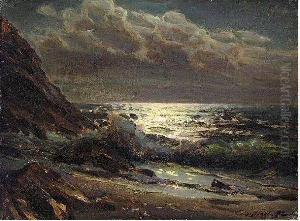 Moonlight Over The Crimean Coast - view 1