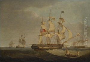The Frigate Mary And Other British Shipping Off Dover