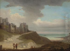 Dover Castle, Kent by Thomas Whitcombe