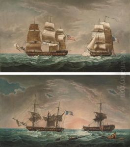The Capture Of The East Indiaman
Warren Hastings
By Thefrench Frigate
Piemontaise by Thomas Whitcombe