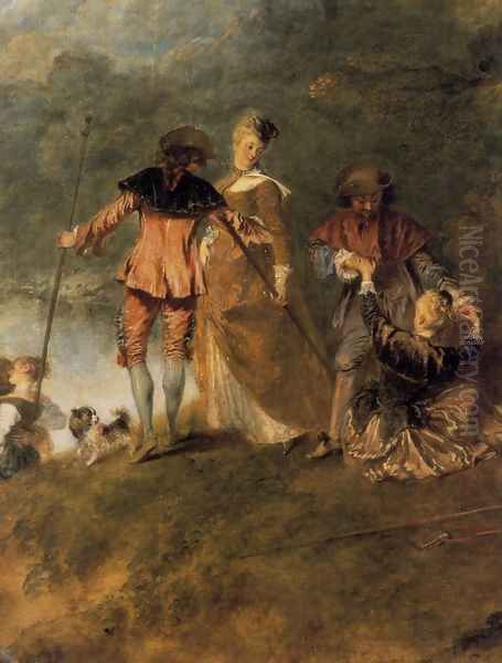 The Embarkation for Cythera (detail) 1717 - view 1