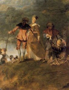 The Embarkation for Cythera (detail) 1717