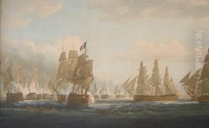 Howes Action, May 28th 1794 by Thomas Whitcombe