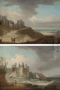 Dover Castle, Kent; And Conway Castle, Carnaervonshire (both Illustrated) by Thomas Whitcombe