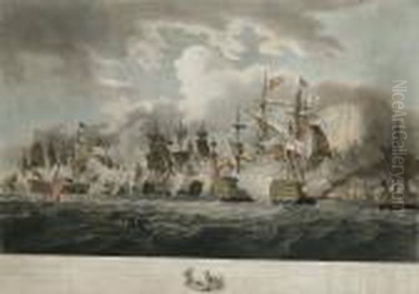 Representation Of The Memorable Battle Of Trafalgar - view 1