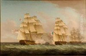 The Venerable Admiral Durham Capturing The Iphigenie And Alcmene