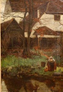 A Girl Fetching Water