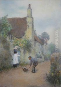Fish For The Farm, Cockington, Devon by John White