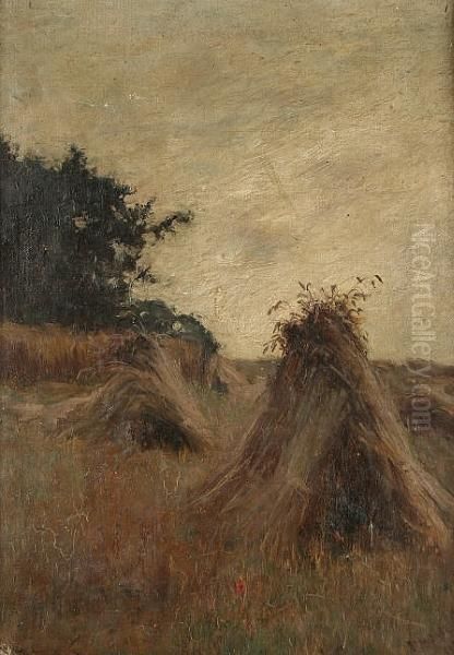 Harvest Time - Shere, Surrey - view 1