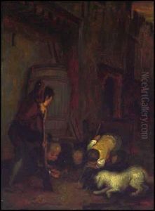 The Rat Catchers by Sir David Wilkie