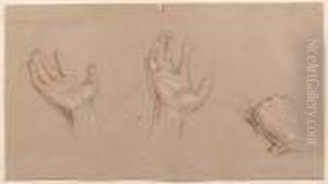 Studies Of Hands by Sir David Wilkie
