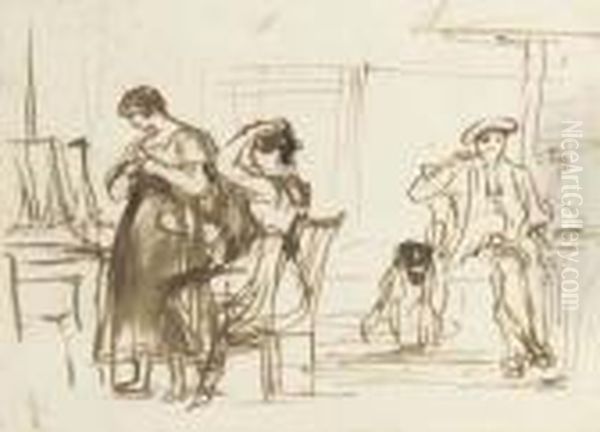 Preparing For The Ball - view 1