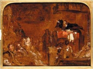 John Knox Preaching To Mary Queen Of Scots