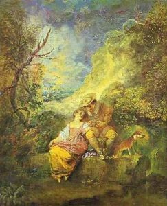 The Bird Nester by Jean-Antoine Watteau