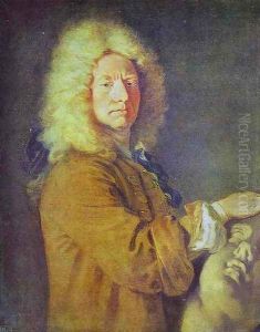 Portrait of Pater by Jean-Antoine Watteau