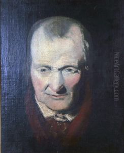 Portratt Av Aldre Herre by Josepf Wright Of Derby