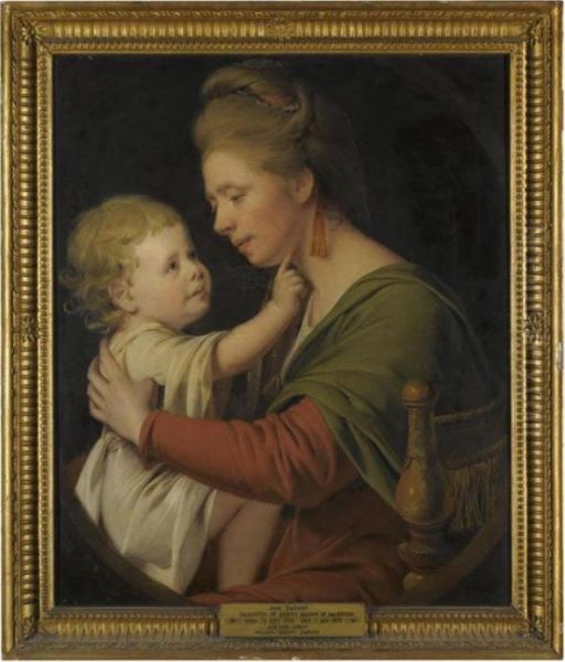 Portrait Of Jane Darwin (1746-1835) And Her Son William Brown Darwin (1774-1841) - view 1