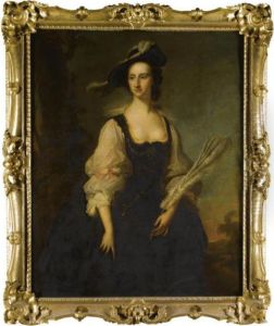 Portrait Of Millicent Mundy, Mrs French by Josepf Wright Of Derby