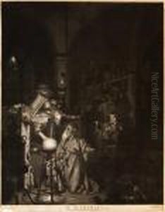 An Alchymist by Josepf Wright Of Derby