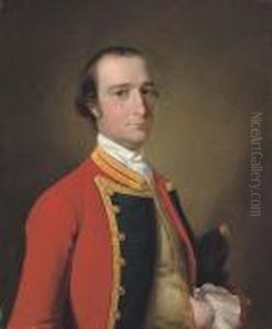 Portrait Of A Gentleman by Josepf Wright Of Derby