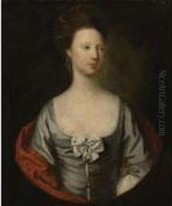Portrait Of A Lady by Josepf Wright Of Derby