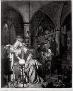 The Alchemist (clayton 163) by Josepf Wright Of Derby