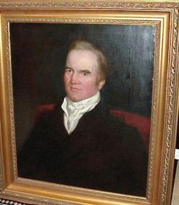 Portrait Of A Gentleman, Porported To Be Benjamin Hutchinson