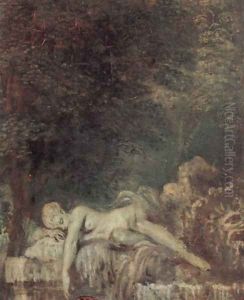 Les Champs Élyssées (detail 2) by Jean-Antoine Watteau