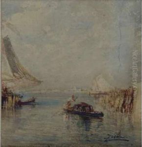 Gondole A Venise by Felix Ziem