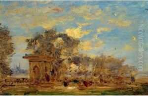Paysage Au Bord Du Nil.