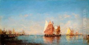 Bragosi Sur La Lagune by Felix Ziem