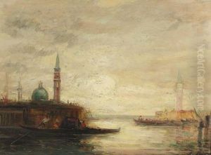 Abendstimmung Uber Venedig. Abendstimmung Uber Venedig.