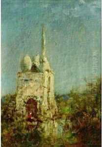 Mosquee A Martigues by Felix Ziem