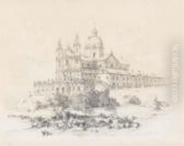 Une Eglise Dans Un Paysage Pres De Saint Petersbourg - view 1